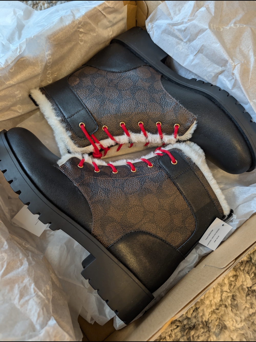 Coach Signature Lorraine Booties